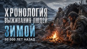 Хронология выживания людей зимой 50000 лет назад