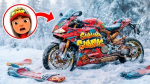 Восстановление Заброшенного Мотоцикла Джейка из Subway Surfers