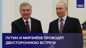 Путин проводит двустороннюю встречу с президентом Узбекистана