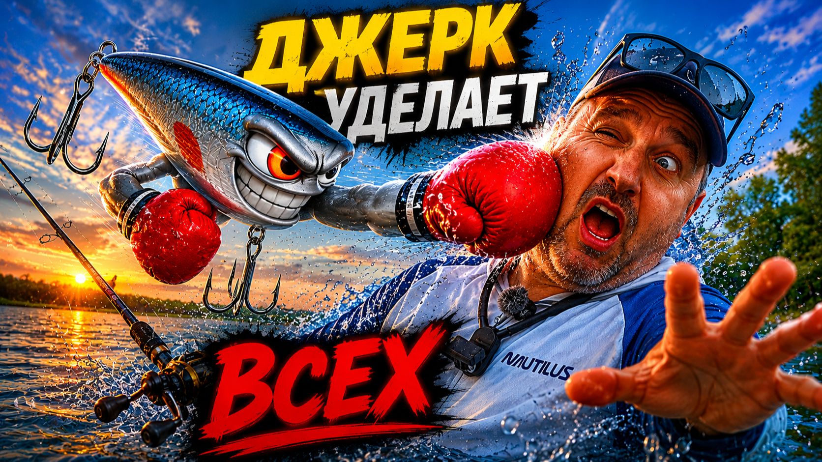 ДОКАЗАНО ! С ДЖЕРКОМ НЕ СРАВНИТСЯ НИКТО! ДАЖЕ МОРМЫШКА ... КРУПНЫЕ ЩУКИ И МОРЕ ОКУНЯ НА "ШИШКУ". смотреть онлайн