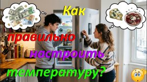 Как ПРАВИЛЬНО НАСТРОИТЬ ТЕМПЕРАТУРУ в ХОЛОДИЛЬНИКЕ Летом и Зимой? Экономим Электроэнергию!