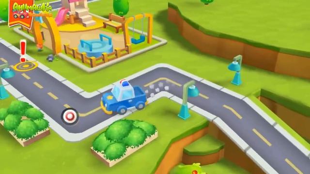 Мультики про машинки 🚓 Малыш Панда Полиция! Игра для детей смотреть онлайн