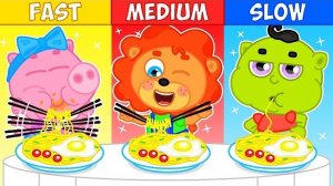Маша и Леопольд. Быстро средне медленно - Мультик для детей - Lion Family на русском