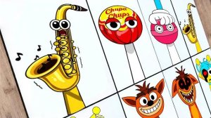 ИНКРЕДИБОКС СПРУНКИ ОС: РИСУЕМ САКСОФОН!  🎷😎 ФАЗЫ 1-2
