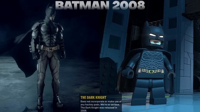 Сравнение всех персонажей LEGO Batman Legacy of the Dark Knight и Batman Arkham Knight смотреть онлайн