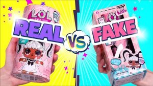 🍿 Куколки L.O.L. Surprise ОРИГИНАЛ и ПОДДЕЛКА 5-й серии Makeover. Куколки LOL с настоящими волосами