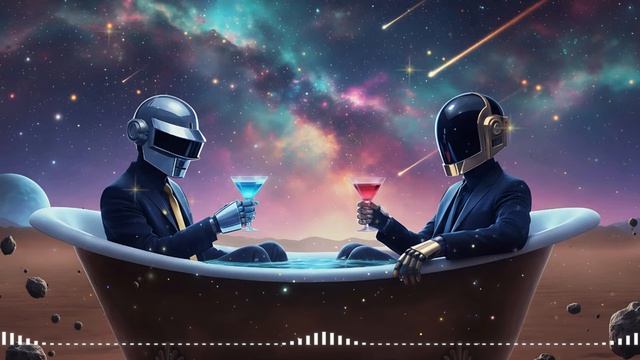 Daft Punk Digital City Nights Boogie 🍹🤖 ｜ Chill Disco, Electro Funk, Vocoder Playlist