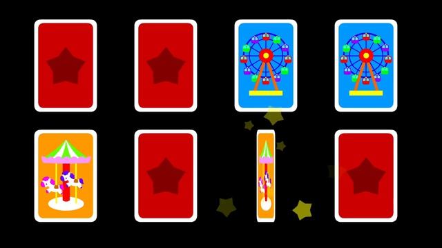 Card Matching   Carnival   Simple learning video for toddlers children kids