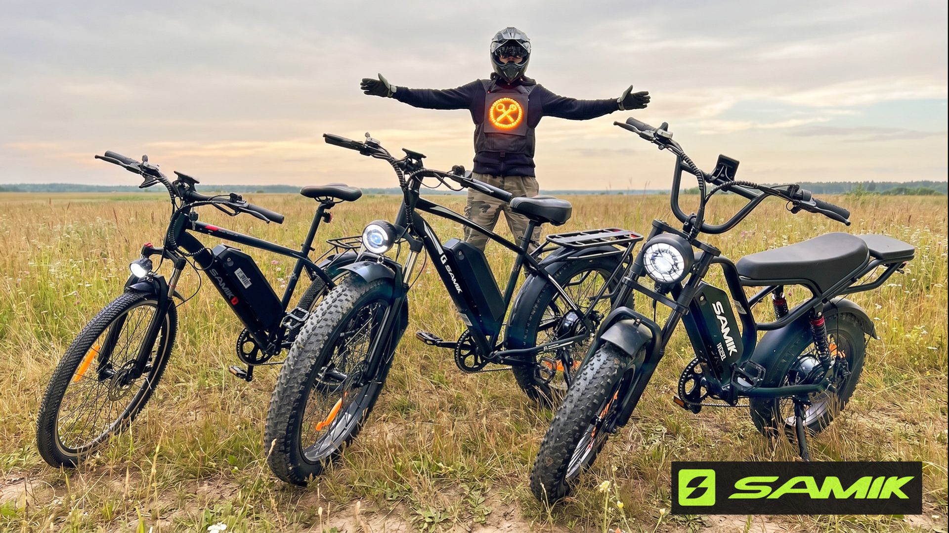 Самые доступные электро велосипеды 2026: классика, фэтбайк и мопед! Samik bikes! смотреть онлайн