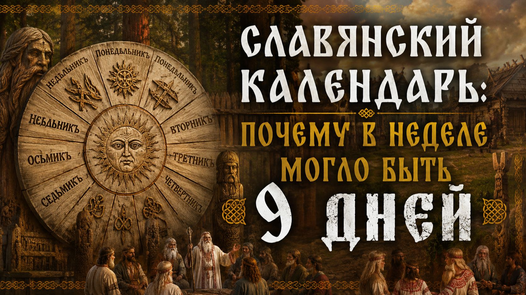 СЛАВЯНСКИЙ КАЛЕНДАРЬ: почему в неделе могло быть 9 дней смотреть онлайн