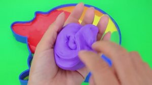 Залипательный ASMR Делаем радужную ванну из слайма