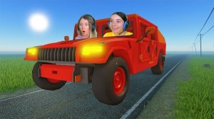 ПУТЕШЕСТВИЕ НА ХАММЕРЕ С МАМОЙ в ROBLOX!