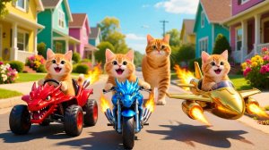 🐾 Мама-кошка подстригает шерсть на ферме и делает тигровую шапку для котят дома 🐯🎩