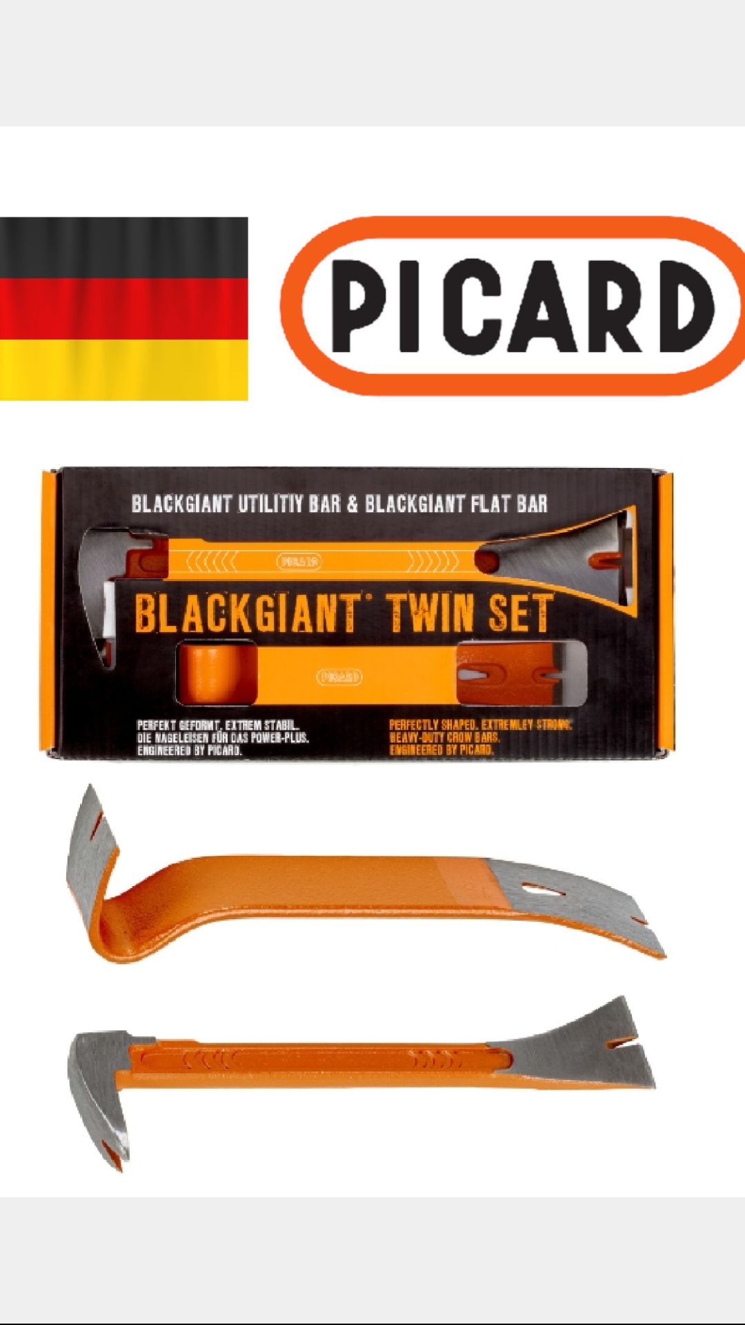 Промонабор из двух гвоздодёров PICARD (Германия) 0004699-111 смотреть онлайн