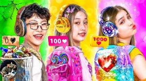 Типы Учеников# Бедные Vs Богатые Vs Сверхбогатые! День Вора В Школе