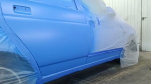 База цвета Nitrous Blue 4C на Лада Приора