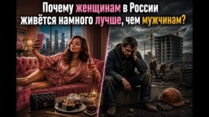 Почему женщинам живётся намного лучше, чем мужчинам