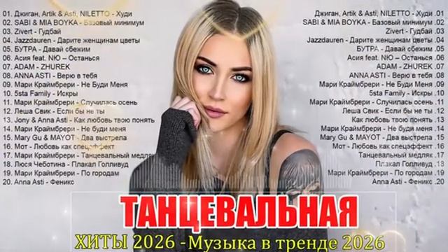 Танцевальная музыка новинки 2026