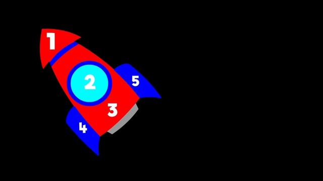Number Puzzle Rocket Simple learning video for toddlers, children, kids смотреть онлайн