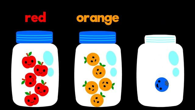 Color Sorting   Fruits #2   Simple learning video for toddler, kids, babies (teach colors)