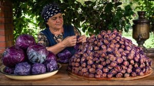 Долма Из Красной Капусты По-Деревенски, Приготовленная Традиционным Способом 🍃🥘