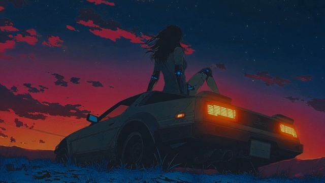 MIDNIGHT SUNSET Cyberpunk Synthwave Mix смотреть онлайн