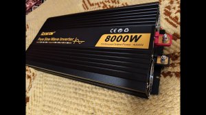 RDDSPON 8000w преобразователь 24 -220в , обзор  с разборкой .