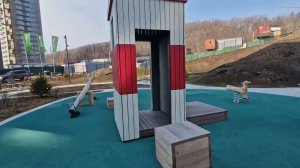 Закрытый двор в ЖК «Новые горизонты» от Талан во Владивостоке