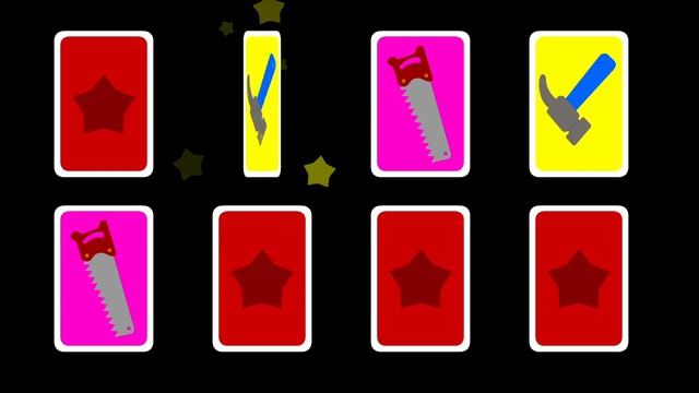 Card Matching   Toolbox   Simple learning video for toddlers, children, kids
