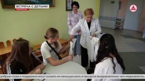Инна Лосева посетила Лангепас с рабочим визитом