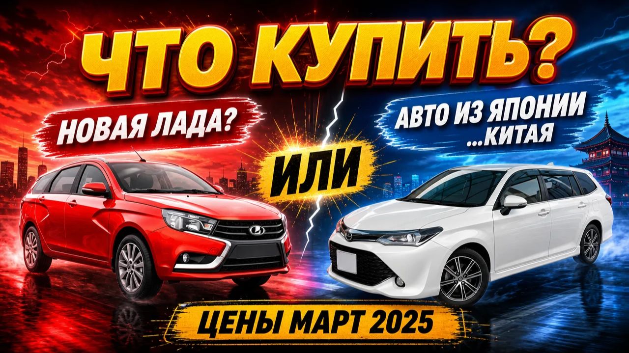 НОВАЯ ЛАДА? ИЛИ АВТО ИЗ ЯПОНИИ, КИТАЯ?