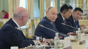 Владимир Путин встреча с руководителями международных информагентств, Санкт-Петербург, 4 июня 2026
