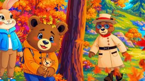 Медвежонок заблудился🐻 Сказка - Мультик  о дружбе и помощи!