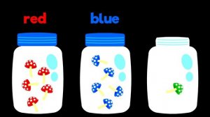Color Sorting   Mushroom   Simple learning video for toddler, kids, babies (teach colors)
