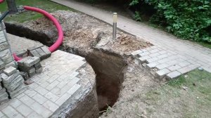 «вести с полей» - БауШтада. Дренаж подвала вдоль существующей отмостки.