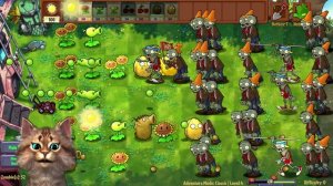 Растения против Зомби - Режим Приключений 1-5 🙀 Plants vs Zombies Fusion #108 ПвЗ PvZ Весёлый Кот