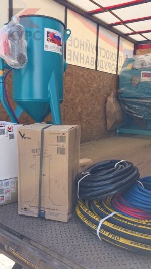 🚚Везём пескоструйное оборудование из магазина «Курс пескоструй»
