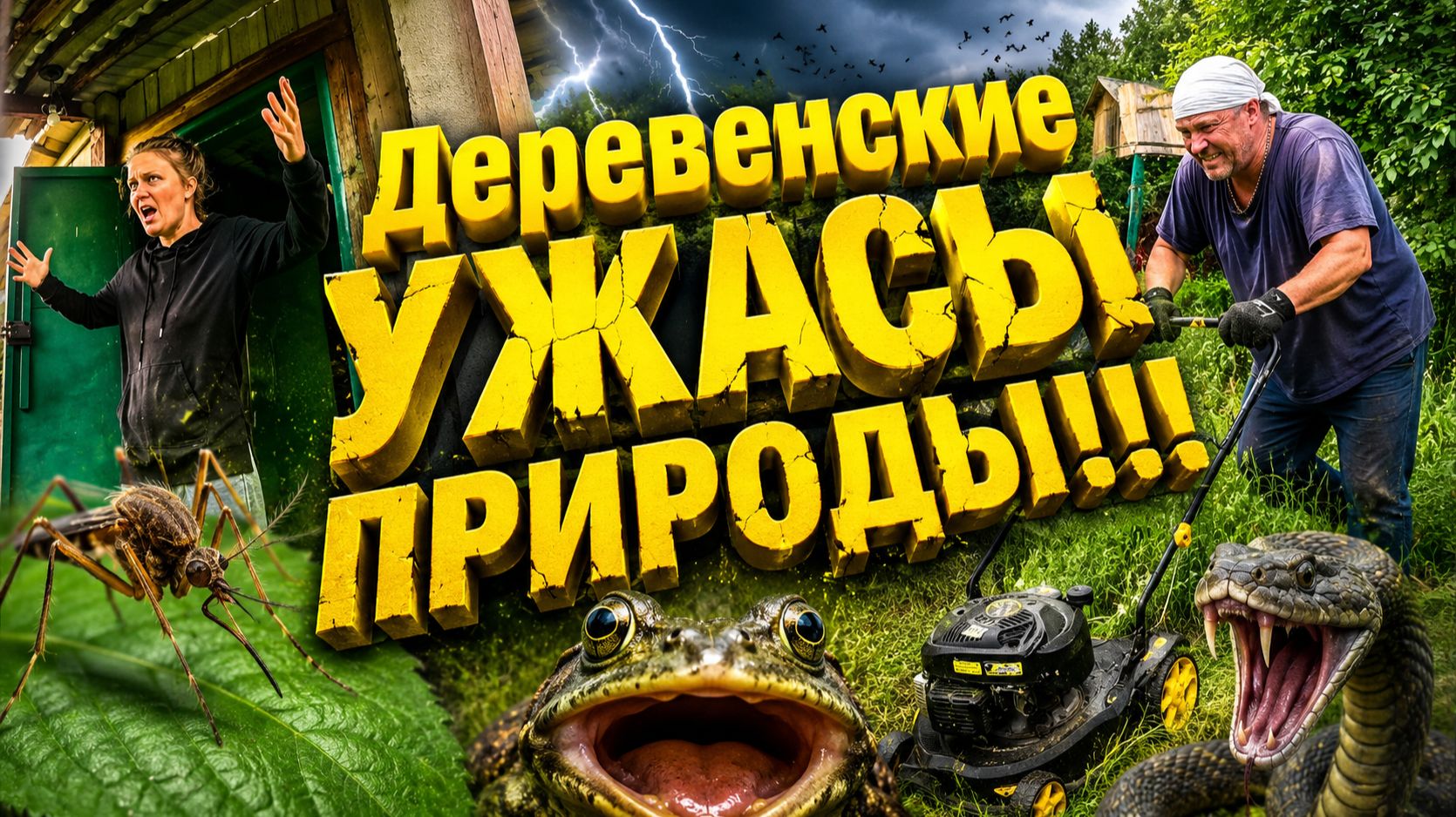 ДЕРЕВЕНСКИЕ УЖАСЫ ПРИРОДЫ | Наконец-то отсаживаемся | Дом в деревне | Деревенские будни смотреть онлайн