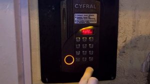 Программирование домофона cyfral ccd2094.1. Установка общего кода