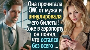 Она прочла СМС от мужа, а потом аннулировала его билеты! Уже в аэропорту он понял, что остался без