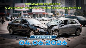 Последняя подборка ДТП 04.06.2026