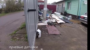 Откатные ворота своими руками, из того, что было + Схема автоматики с али экспресс.