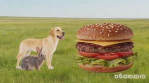 Злобный огромный бургер, ик-ик 🍔
