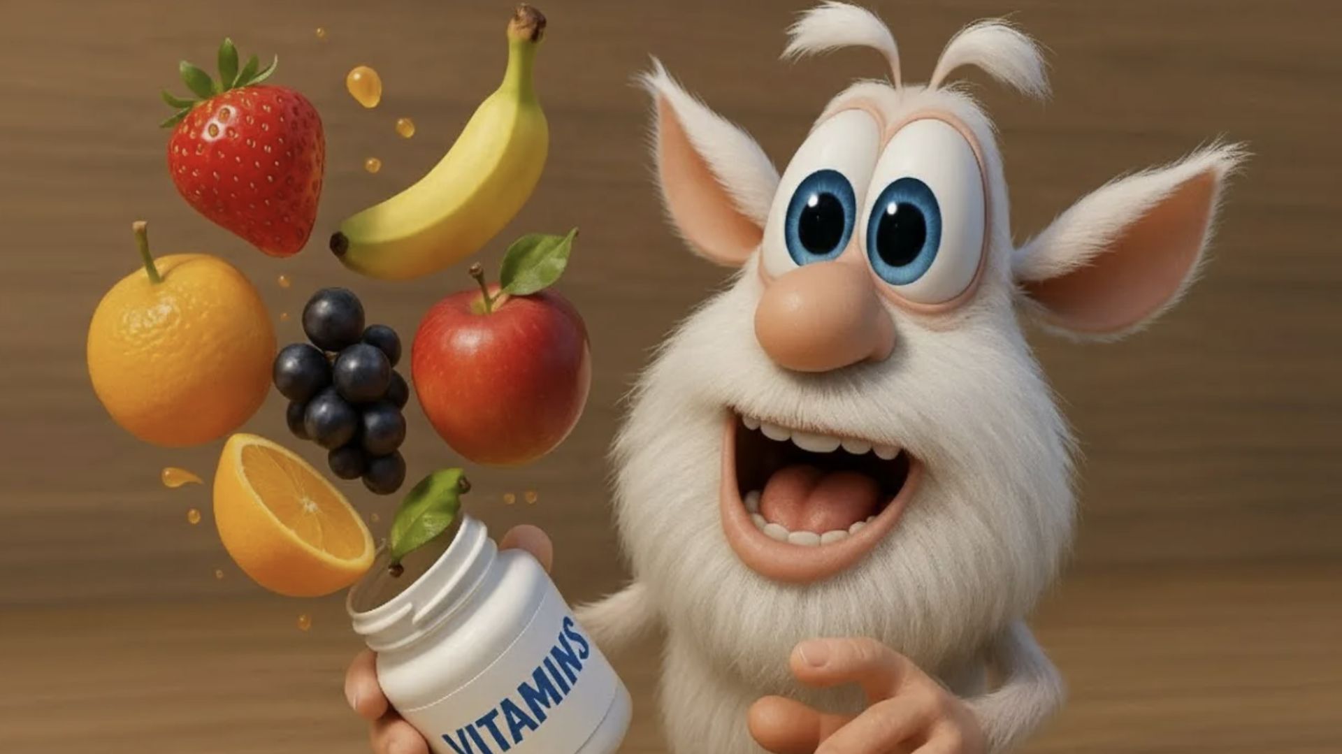 Буба - Натуральные витаминки 🍎 🍋 🍏 Мультфильм для детей смотреть онлайн