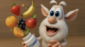 Буба - Натуральные витаминки 🍎 🍋 🍏 Мультфильм для детей