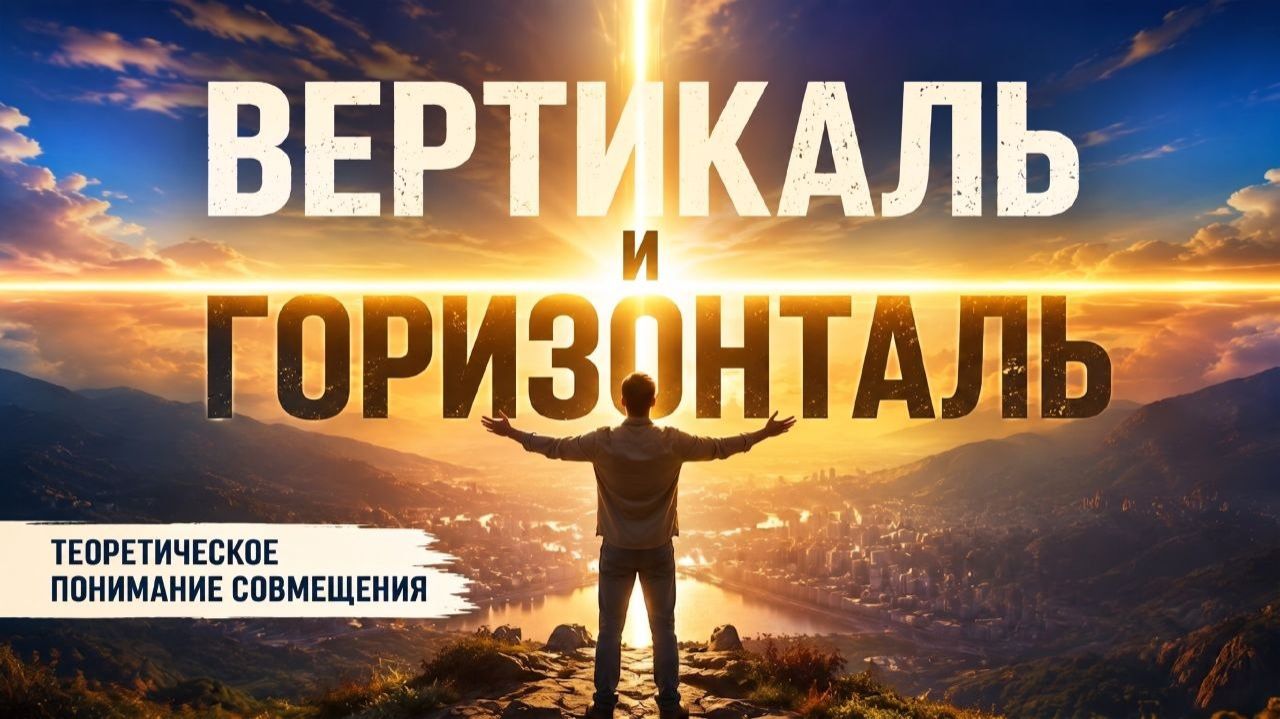 Теоретическое понимание совмещения вертикали и горизонтали ✝️