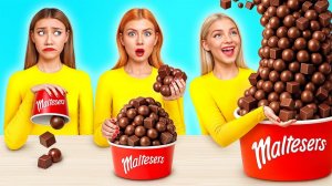Большая, Средняя или Маленькая Тарелка Челлендж # Вкусные Кухонные Лайфхаки