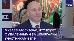 Музаев рассказал, что будет с удаленными за шпаргалки участниками ЕГЭ