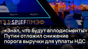 Путин отложил снижение порога выручки для уплаты НДС