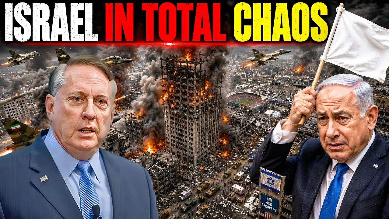 Irael Besieged! IDF Gives Up As Tel Aviv Falls — Netanyahu Begs Trump Col Douglas Macgregor смотреть онлайн